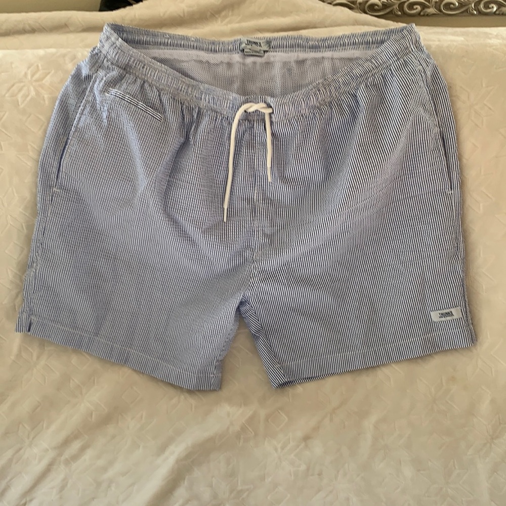 Seersucker 2XL Bathing Suit
